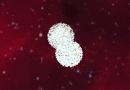 2021-05-28 - "Dancing Galaxies" - Uma simulação de Física, da colisão de duas galáxias, em C/C++..