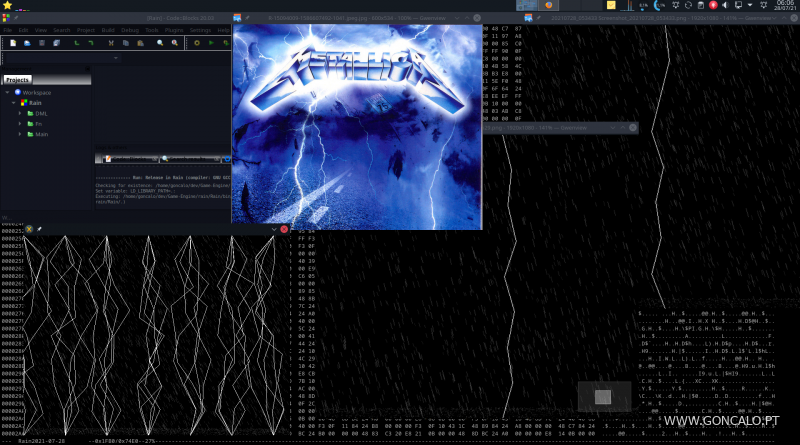 2021-07-28 - Ride The Lightnings! O começo da Era dos Relâmpagos, no meu Game Engine em C/C++...
