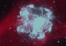 2022-09-04 - Simulação estelar com nebulosa em forma de "G" para celebrar o meu aniversário... :P