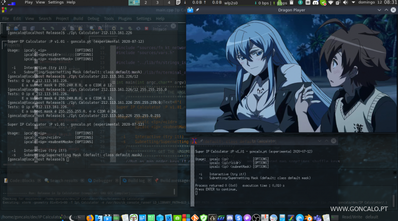 2020-07-12 - Networking - Criando uma Calculadora de IPV4/Subnetting para Linux em C++