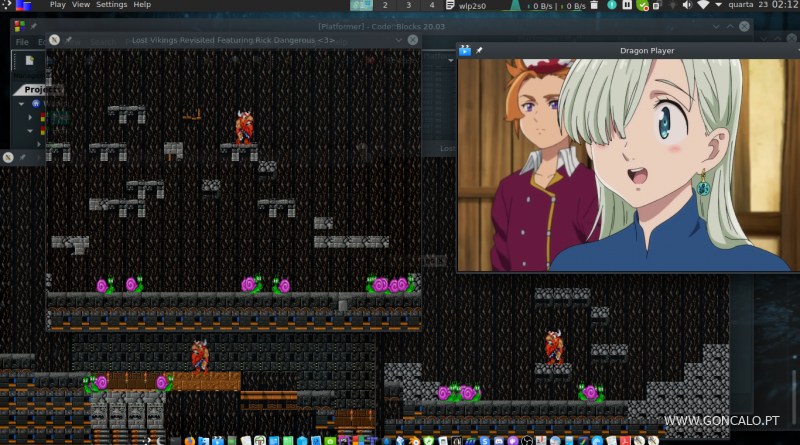 2020-09-23 - Criando um nível ao calhas para testar o jogo...