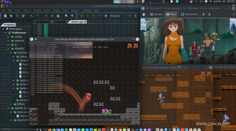 2020-10-29 - Adicionando Scanlines ao meu Game Engine em C/C++...