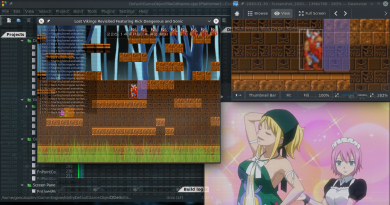 2020-11-30 - Testes de Colisões Laterais no meu Game Engine em C/C++...