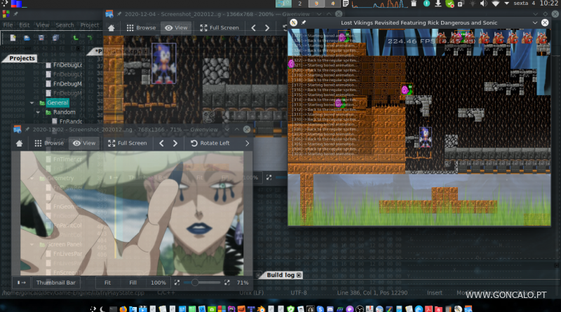 2020-12-04 - Aumentando o mapa do jogo verticalmente, no meu Game Engine em C/C++...