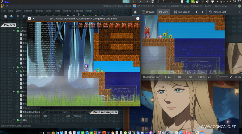 2020-12-09 - Criando um mapa de nível para o meu Game Engine em C/C++...