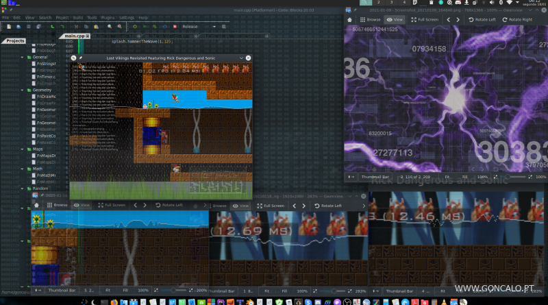 2021-01-18 - Embelezar as ondas no meu Game Engine em C/C++...