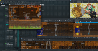 2021-01-24 - Testes com ondas no ecrã no meu Game Engine em C/C++...