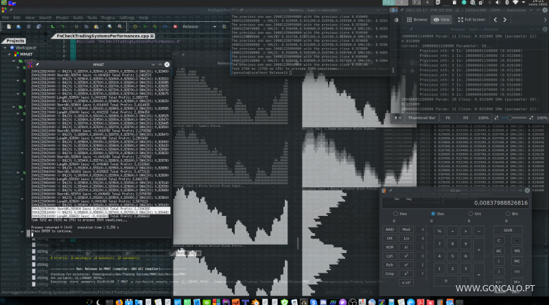 2021-02-19 - Adicionando cálculo de lucros ao Trading Systems Back-Tester em C/C++...