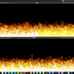 2021-03-21 - Tentando encontrar as cores perfeitas para um fogo perfeito, em C/C++...