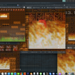 2021-03-28 - Aplicando o meu fogo gerado em tempo real ao meu Game Engine em C/C++...