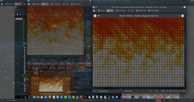 2021-03-29 - Fogo em estilo de placard, em C/C++...