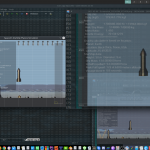 2021-05-09 - Nova grelha de altitude, display de dados, e outras funcionalidades na Simulação de Física da StarShip, em C/C++...
