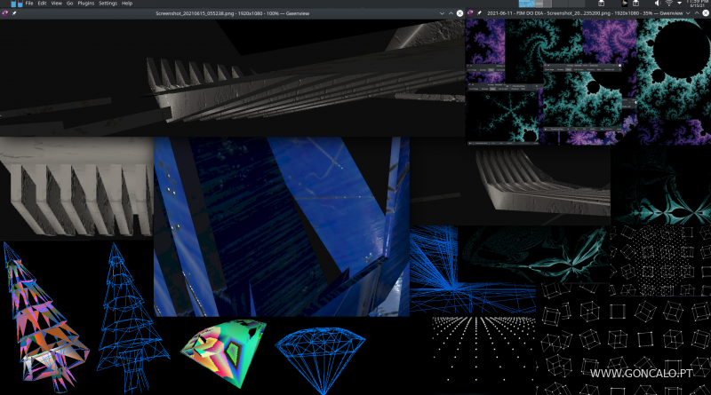 2021-06-16 - Game Engine já a renderizar em 3D, à pata (sem GPU ou OpenGL), em C/C++...