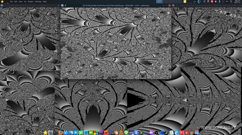 2021-07-08 - Mais formas de vida (insectos), escondidas nos números, no meu gerador de Fractais em C/C++, e a sua relação com a criação do Universo...