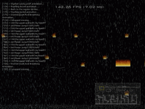 2021-07-14 - O meu Game Engine em C/C++, sem sprites e tiles à vista, só o que é desenhado em tempo real...