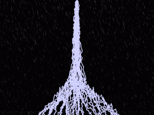 2021-08-05 - Um "Death Ray" com electricidade, no meu Game Engine, em C/C++...
