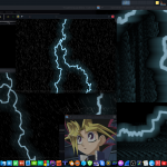 2021-09-07 - Relâmpagos já com brilho e quase terminados, para o meu game engine em C/C++...