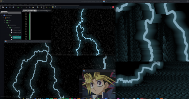 2021-09-07 - Relâmpagos já com brilho e quase terminados, para o meu game engine em C/C++...