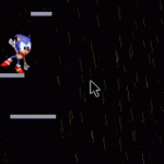 2021-12-06 - Colisões da chuva com o sprite do Sonic no meu Game Engine em C/C++...