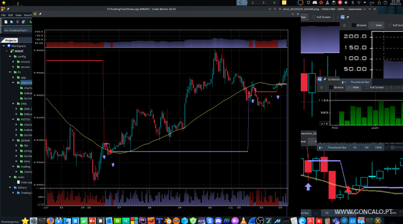 2022-03-29 - Gráficos já com setas indicadoras, em C++...