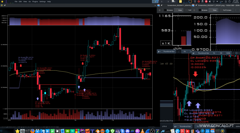 2022-04-11 - Os retoques finais aos gráficos do meu software de Análise Técnica, em C++...