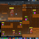 2022-04-20 - Shooting e Health Bars no meu Game Engine, em C++...
