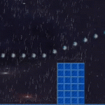 2022-06-13 - Relâmpagos e Chuva no Shoot'Em Up teste do meu Game Engine, em C++...