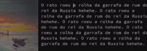 2022-11-06 - Cursor completo, e começo da edição de texto, na minha GUI em C++...