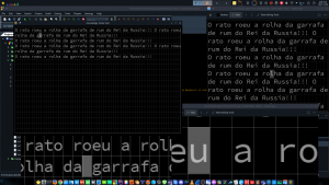 2022-11-14 - A testar o meu editor de texto, criado do zero para o meu Game Engine e a minha GUI em C++...