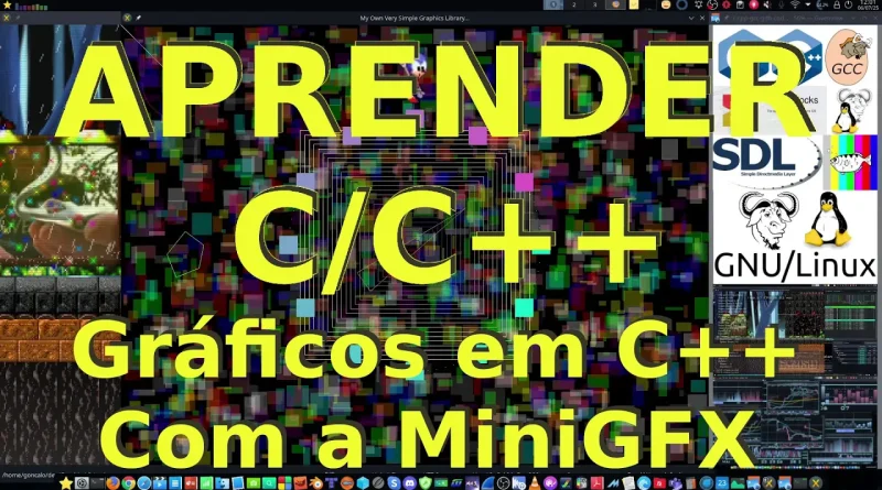 Projecto Mini Biblioteca Gráfica com SDL2 para Aprendizagem e Ensino, em C++...