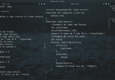 2026-03-30 - A minha linguagem de Programação criada para Ensino/Formação em C++...