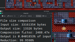 2026-07-07 - Comprimindo imagens 25 vezes mais que o formato PNG, 2500x mais pequeno que um BMP, 99,96% de Compressão com o meu Formato de Imagem TSF em C++...